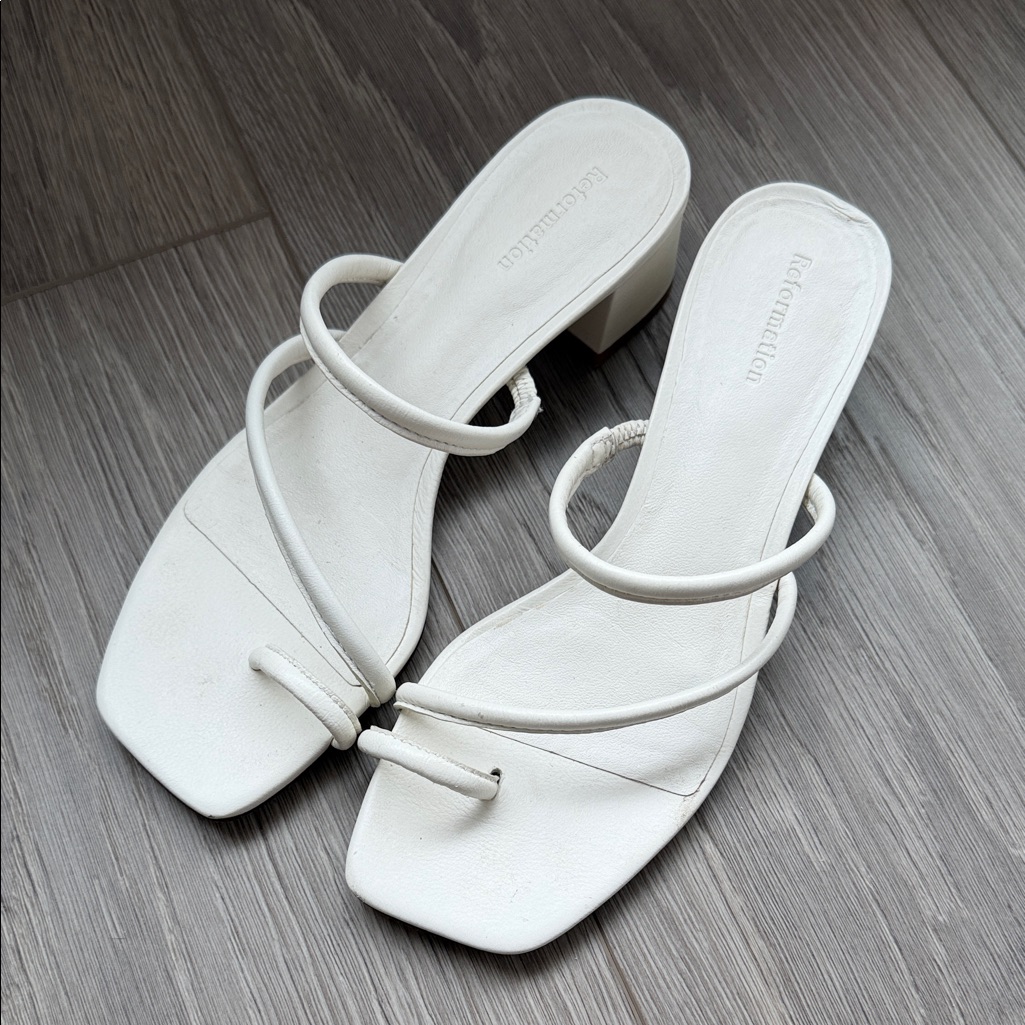 Reformation Block Heel Sandal (Meena)